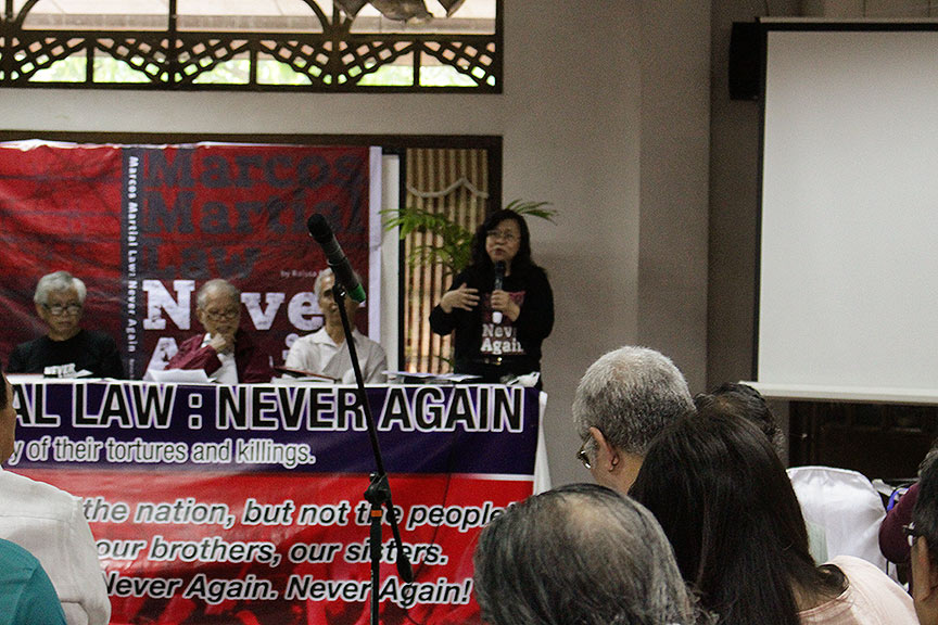 Never Again book launch